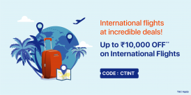 Get up to Rs.10,000 off on all International Flights